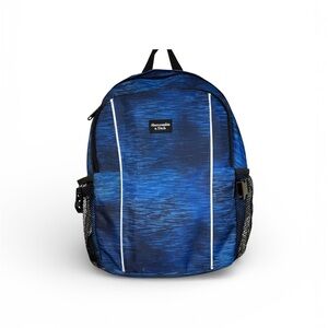 Abercrombie Kids Backpack in Static Stripe Heather Blue & Black